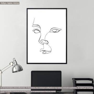 Eyes and figure XI, poster