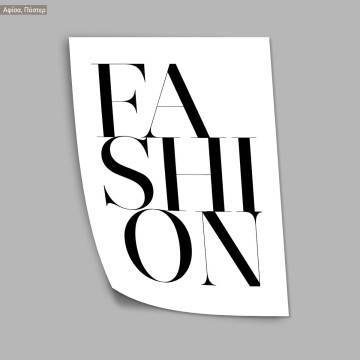 Fashion,  κάδρο, μαύρη κορνίζα, σχ. Ι 2