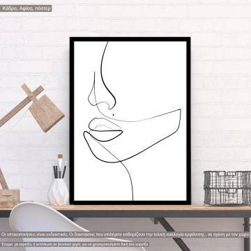 Abstract face, Poster