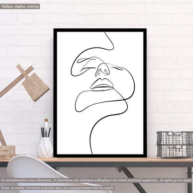 Abstract face I, Poster