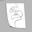 Abstract face I, Poster
