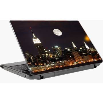 New York night panorama  αυτοκόλλητο laptop
