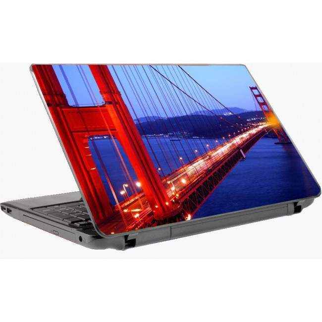 Golden Gate sunrise αυτοκόλλητο laptop