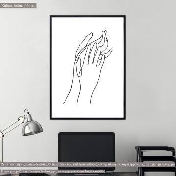 Hand figures collection II, poster