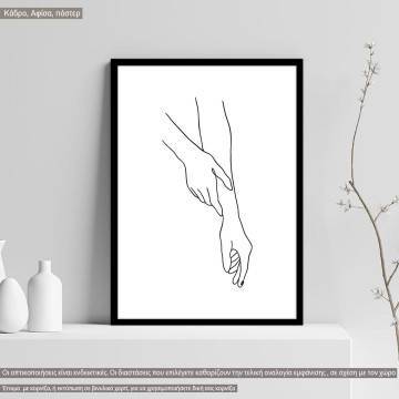 Hand figures collection II, poster