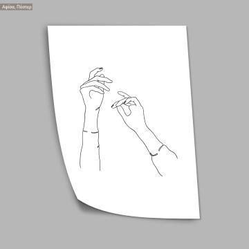 Hand figures collection II, poster 2