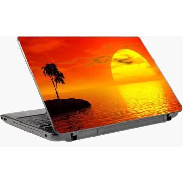 Lonely sunset Laptop skin 