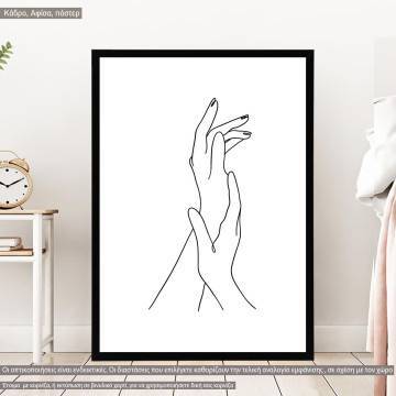 Hand figures collection II, poster