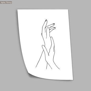 Hand figures collection II, poster 2