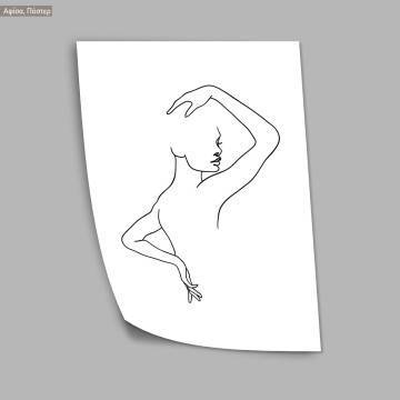 Hand figures collection ΧII, κάδρο, μαύρη κορνίζα 2