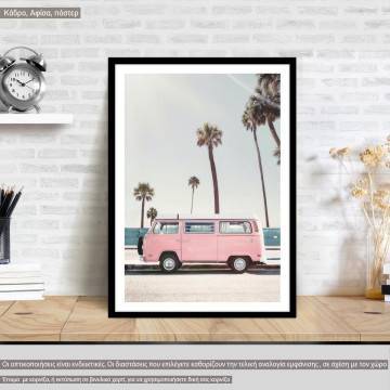 The pink van, Poster