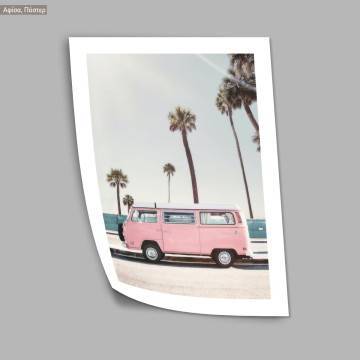 The pink van,  κάδρο, μαύρη κορνίζα 2