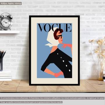 Vogue in vector, poster