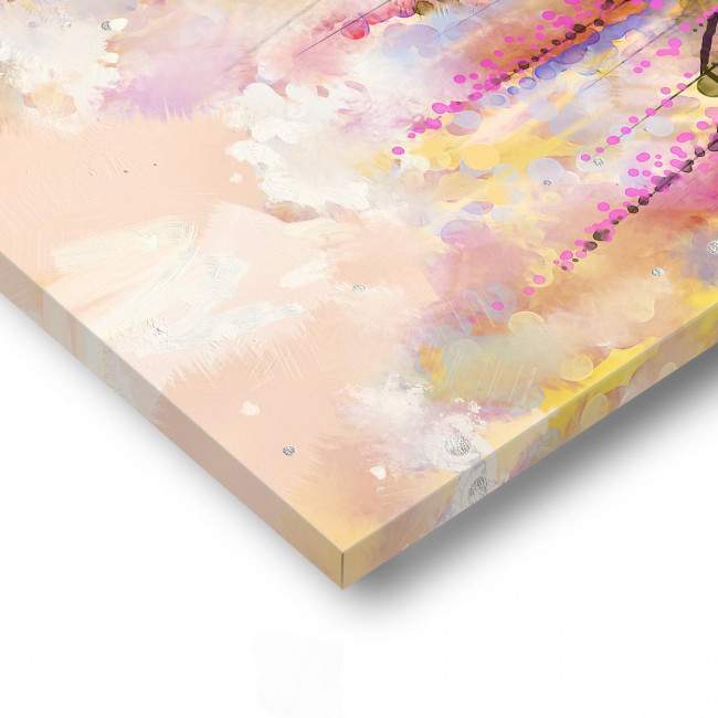 Canvas print Spring purple flowers