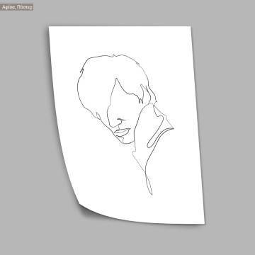 Male portrait VI, poster 2