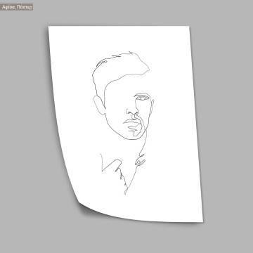 Male portrait IX, poster 2