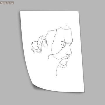 Male portrait X, poster 2