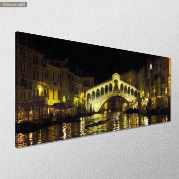 Canvas print Rialto bridge panoramic Framed canvas View 1 2