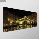 Canvas print Rialto bridge, panoramic, side