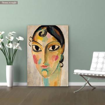 Πίνακας ζωγραφικής Mystical head, Alexej von Jawlensky, αντίγραφο σε καμβά