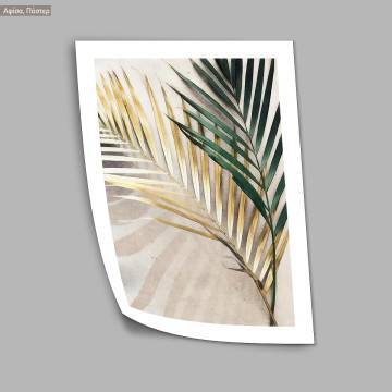 Green gold leaves III, αφίσα, κάδρο 2