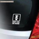 Baby car sticker Baby darth on Board