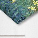 Πίνακας ζωγραφικής, Yellow irises, Monet C, αντίγραφο σε καμβά, λεπτομέρεια