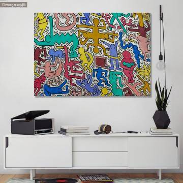 Πίνακας σε καμβά Tuttomondo