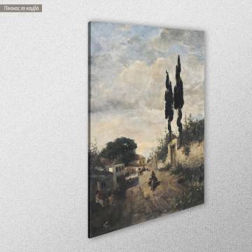 Canvas print Village in Pilio Volanakis View 1 2