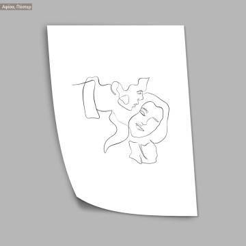 Passion line art X, poster 2