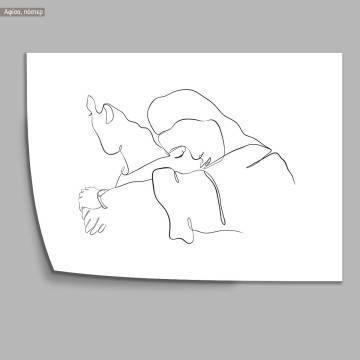 Passion line art XI, poster 2