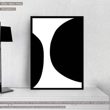 Hemisphere II, κάδρο, μαύρη κορνίζα