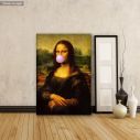 Canvas print Mona Lisa, reart (original Leonardo da Vinci)