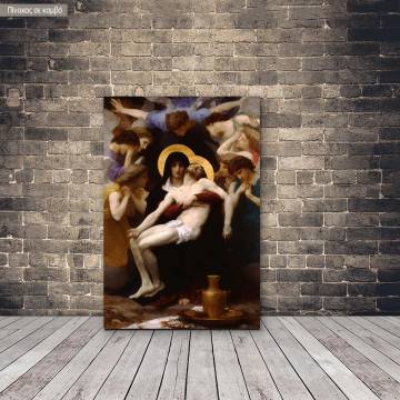 Πίνακας ζωγραφικής The Pieta, Bouguereau W. A, αντίγραφο σε καμβά
