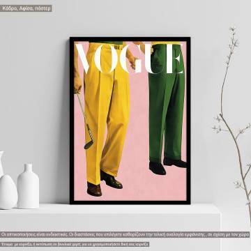Vogue male, poster