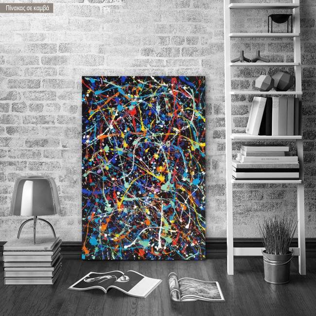 Canvas print In Pollock style II