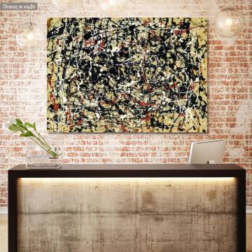 Canvas print In Pollock style