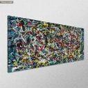 Canvas print In Pollock style I, panoramic