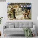 Canvas print Sappho and Alcaeus, Alma-Tadema L.