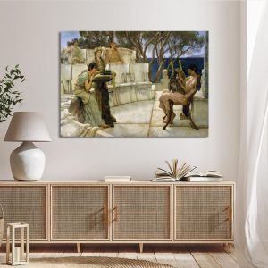 Canvas print Sappho and Alcaeus Alma-Tadema L. Framed canvas View 1 2