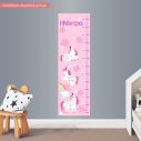 Wall stickers height measure Forest animals