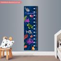 Wall stickers height measure Sea world
