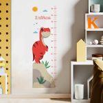 Wall stickers height measure Dinosaurs