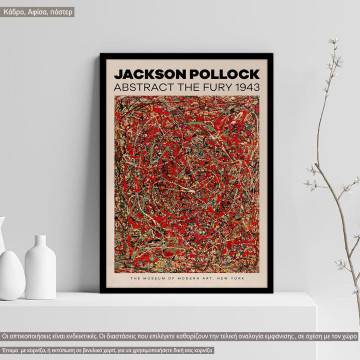 Pollock Exhibition Poster, The fury 1943, Poster