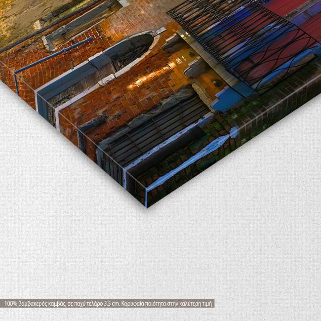 Canvas print Venice, Alley way in Venice