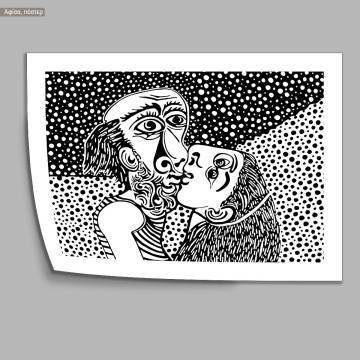 Picasso style kiss, κάδρο 2