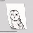Poster Woodland baby Owl