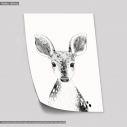 Poster Woodland baby Deer