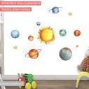 Kids wall stickers Planets