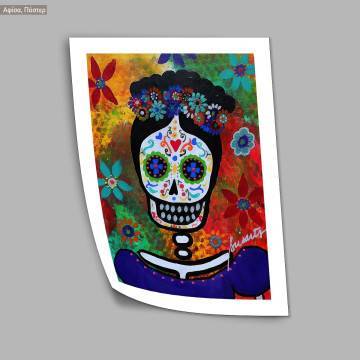 Dia des muertos II,  κάδρο, μαύρη κορνίζα 2